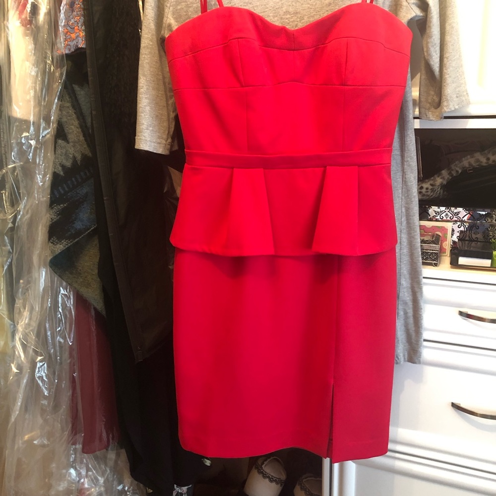 BCBG strapless party cocktail dress worn twice!!